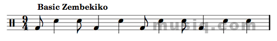 basic zembekiko rhythm